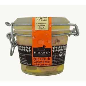 FOIE GRAS CANARD BIRABEN 130GR